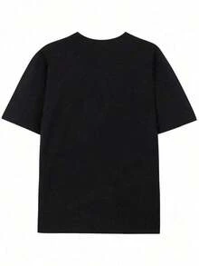 Bobbee Goods Printed Children's T-Shirt For Painting, 100% Cotton Girl's Blouse - 黑色 - 查看 3