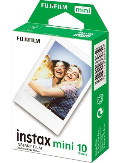 Fujifilm Instax Mini Single Pack 10 Sheets Instant Film For Fujifilm Instant Cameras