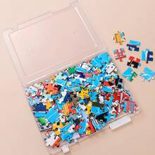 1pc Puzzle Storage Box Toy Organizer, Building Block Sorting Box, Puzzle Sorting Trays , Puzzle Trays Puzzle Storage Puzzle Organizer Puzzle Accessories Stand Out To Better Sort Patterns, Shapes And Colors For Storage Adults Kids,Transparent Assembly Toy Packaging Box, New Year, Valentine's Day Gifts - Multicolor - View 5