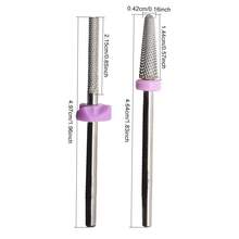 Easy Nail 1/2 piezas Brocas de carburo profesionales XXF de 3/32" 5 en 1, brocas de acero de tungsteno de alta gama, brocas para cutículas que eliminan rápidamente para manicuristas, salón de uñas, manicura, pedicura, pulido de gel - Multicolor - Ver 5