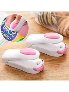 Mini mașină de etanșare a gustărilor, mașină de etanșare din plastic, mașină de etanșare în vid pentru pungi de plastic de uz casnic, potrivită pentru etanșarea pungilor de gustări pentru casă și studenți (bateriile nu sunt incluse. Trebuie achiziționate separat)