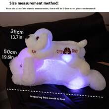 Glow-In-The-Dark Plush Dog Toy - Cute Glowing Puppy Designed For Children, Huggable Companion With Soft Illuminating Function, Suitable As Birthday/Christmas Gift For Boys And Girls