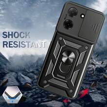 Premium Armored Heavy Duty Protective Phone Case, Compatible With Multiple Phone Models - Black - View 8