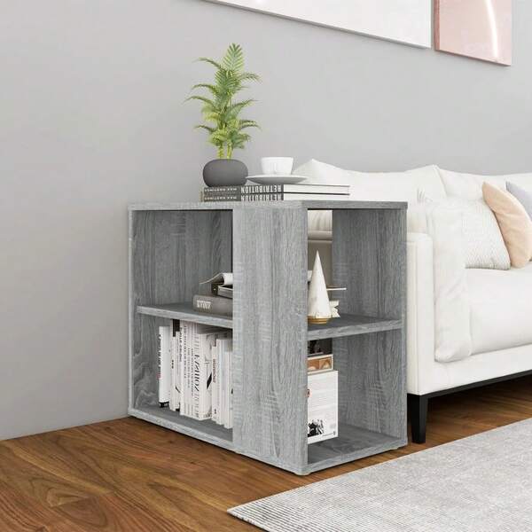 Küchenmöbel Sideboard Sonoma Grau 60x30x50 cm Mehrschichtholz Modernes Sideboard Vielfältige Verwendungsmöglichkeiten, Esszimmer/Küche