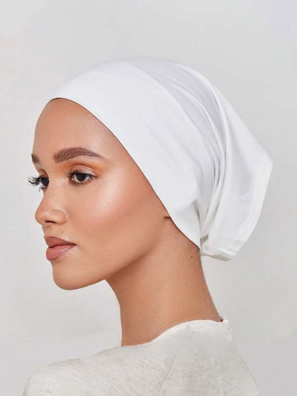 Solid Color Wide-Brimmed Headscarf Bucket Hat Headscarf Bandanas Hijab Soft Lightweight Elastic Multi-Functional Daily Life Casual And Simple Inner Scarf All Season Outdoor Travel Gifts Head Wrap Fashion Hair Accessories Headbands For Women, School Stuff, College Autumn Accessories Women Hair Band Fall Winter For Vacation Outfits Woman