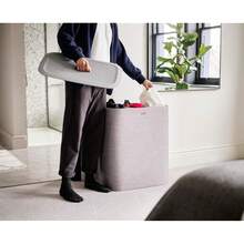 Joseph Joseph Tota Trio 90 Liter/23.8 Gallon Laundry Hamper Separation Basket With Lid, 3 Removable Washing Bags With Handles- Gray - Nhiều màu - Xem 6