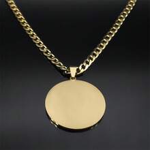 Bible Verse Men Women Cross Necklace Stainless Steel Gold Color Christian Lord's Prayer Religious Necklaces Jewelry NZZZ503S05 - Necklace - View 7