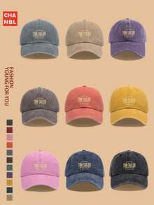 1 Mũ bóng chày Polyester cho nam - Họa tiết "Tom Tailor", Phong cách thể thao hiện đại, Mũ lưỡi trai đen, Thoáng khí & Thoải mái, Màu trơn Tối giản, Vành cong cổ điển, Mũ lưỡi trai mềm mại cho bố, Kích thước có thể điều chỉnh, Mũ trượt ván thường ngày cho cặp đôi trẻ trung, thích hợp cho các hoạt động giải trí ngoài trời, thể thao, đi bộ đường dài, Chiếc mũ lý tưởng cho các ông bố, bà mẹ, tiệc tùng bạn bè - A - Xem 2