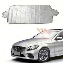 1 件汽车防护罩，汽车防护罩，汽车遮阳罩，冬季汽车防护罩防晒车罩，冬夏均可使用，防晒，防雪 - 彩色 - 查看 1