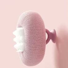 1 pieza Exfoliante de ducha con ventosa para el baño, cepillo de baño que masajea sin dolor