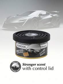 1 pieza Ambientador en lata, Desodorante sólido con fragancia, Ambientador con olor talla grande fuerte, Con tapa para controlar la evaporación de la fragancia, Decoración de olor para el hogar, Ambientador para decoración de automóvil, Aire fresco para armario, baño y casa de mascotas, Con aromas de vainilla, chicle de burbuja y cereza entre otros, Adecuado para decoración del hogar, automóvil, Día de San Valentín. - Más fuerte - Ver 12