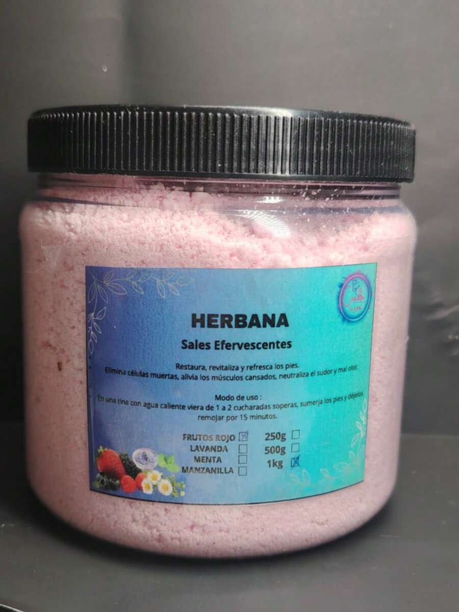 Sales efervescentes para pedicure spa relajación aromaterapia higiene exfoliación belleza cuidado pies cosmética suavizante práctico ingredientes naturales frescura - Rosa - Ver 1