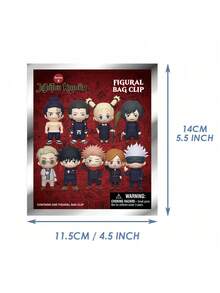 Crunchyroll 1PC  Oficjalnie Licencjonowana Modna Tajemnicza Torebka Niewidka Losowa Jedna Ozdoba Brelok do Kluczy z Postacią Anime 3D Baseball Gry Seria Itadori Yuji  Postacie Na Dojazdy Do Pracy Impreza Rocznica Prezent Dla Przyjaciół Rodziny Fanów