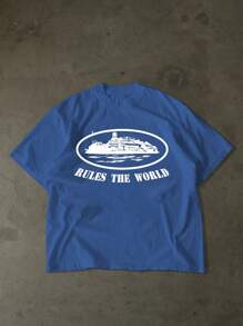 男士新款时尚嘻哈印花T恤