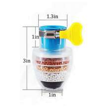 AIBIYING 3PCS Faucet Water Filter For Kitchen Sink, Activated Carbon Purifier Replacement, Easy To Install, Durable Clean Water Cartridge, Home And Office Tap Water Filter For  And Healthy Drinking - Color - View 2