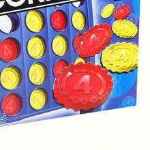 1pc 2-In-1 Four-In-A-Row & Tic Tac Toe 3D Stacking Game, Portable Foldable Board Game Toy, Compact Travel Pocket Size Game Set, Christmas Party & Camping Outdoor Game Toy