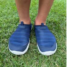 Zapatos de agua unisex para niños para deportes acuáticos de secado rápido, calcetines acuáticos para natación, playa, piscina, surf, para niños zapato para agua - Azul Marino - Ver 2