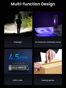 PHILIPS 飞利浦 SFL1121 可充电便携式手电筒 - 200 流明、IPX4 防水、5 种功能、小巧轻便，适合散步、跑步、远足、露营、钓鱼和家庭使用 - 彩色 - 查看 3