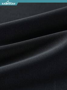 SABOLAY 男士戶外緊身防曬快干衝浪短袖游泳衣 - 藍色 - 查看 3