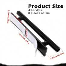 1 件条形自粘式橱柜把手，ABS 塑料门拉手，易于剥离和粘贴，适用于衣柜和家具抽屉，橱柜配件