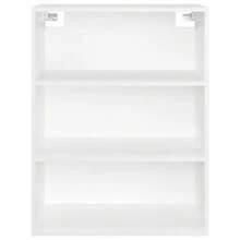 Küchenmöbel Wandschrank Weiß 69,5x32,5x90 cm moderne Anrichte Vielfältige Verwendungsmöglichkeiten, Esszimmer/Küche - Bianco - Visualizzare 4
