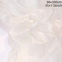 3pcs Ivory Cheese Cloth Table Runner, 118 Inches/10 Feet (Approx. 300cm) Bohemian Farmhouse Gauze Table Cloth For Wedding Party Birthday Home Decor Holiday Decoration - متعدد الألوان - مشاهدة 3