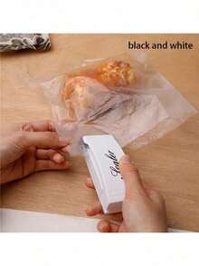 Mini mașină de etanșare a gustărilor, mașină de etanșare din plastic, mașină de etanșare în vid pentru pungi de plastic de uz casnic, potrivită pentru etanșarea pungilor de gustări pentru casă și studenți (bateriile nu sunt incluse. Trebuie achiziționate separat)