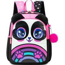 Backpacks For Girls And Boys School Bag Cute Girls Backpacks Ages 8-10 Kids Bookbag Set Travel Backpack For Elementary Students Backpack To School Supplies Back To School - Black and White 17501 - View 2