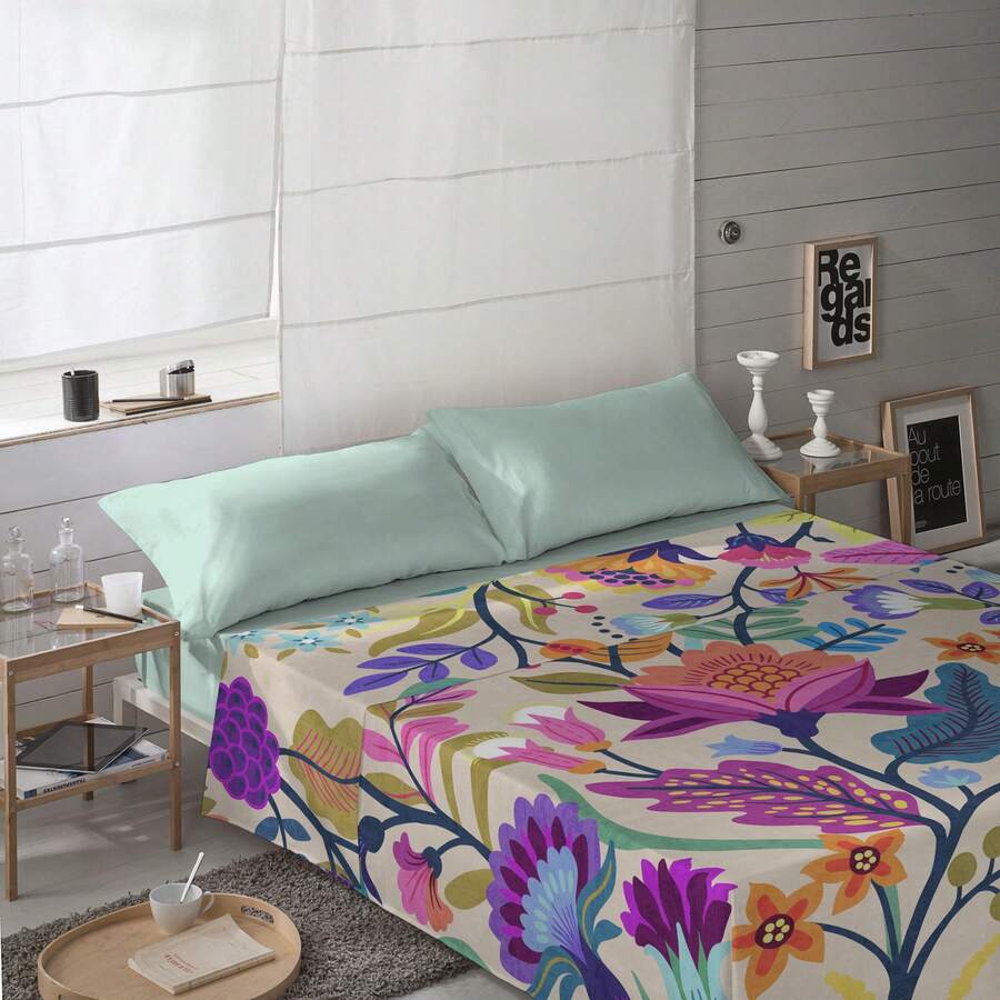 ICEHOME - 2/3 件印花床单套装 - ✅ 2-5 天送达 ✅ - 100% 纯棉 - 超柔软 - 床号 90/135/150/180 - 24 种型号可选 - 西班牙制造 - 瑪雷娜.貝米 - 查看 1