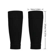 5 件套足球防护套装 - 含防滑袜套、护腿板、足球袋和护腿袜、可调节腿杆 - 彩色 - 查看 5