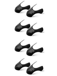 Crease Protectors Suitable For Most Sneakers, Crease Protectors, Men's 7.5-12/ Women's 5-8.5 (Black+White, Men's US Size 7.5-12), Shoe, Spring Summer Picks, Brides Maid Gifts, Room, Bedroom Decor, Bedroom Decor, Beach, Travel, For Men, For Women, Vacation,Cute Stuff - Multicolor - View 17