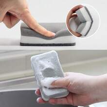 5/10/20pcs Double-Sided Cleaning Sponges, Home Cleaning Pad Set, Dish Washing, Kitchen & Bathroom Cleaning Supplies - Light Grey - View 7