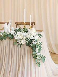 1PC 39.37Inch Artificial Eucalyptus Vine, Artificial Green Plant, Outdoor Hanging Vine, For Home Decoration, Wedding Decoration, Wedding Venue Decoration, Party Decoration, Table Centerpiece Decoration, Garden Fireplace Porch Decoration, Summer Decoration, Autumn Decoration, Bedroom Living Room Office Decoration, Wall Decoration, Desktop Decoration, Birthday Gift, Gift. - Green - View 7