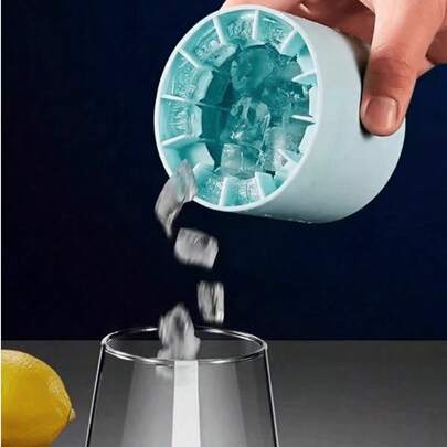 3D Easy Release Silicone Ice Cube Tray With Lid, Multi-Layer Design For Cocktails, Fruits And Beverages, Reusable For Home, Bar, Club And Outdoor Use In Summer - Kitchen Companion