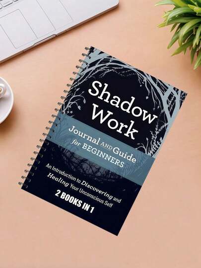 1 Book - Reading & Writing/Journal Book, Shadow Work Handbook -2 In 1 Notebook, Exploring And Healing Your Unconscious Self Beginner, Guidance Exercises For Healing And Cultivation, Essential Guide For Shadow Work School Supplies, Back To School