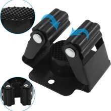 4 paquetes de soporte de escoba para montaje en pared, soporte de escoba de acero inoxidable con tornillos, soporte de montaje en pared para trapeador, estante de herramientas de jardín de montaje en pared para cocina, hogar, baño, almacenamiento de garaje