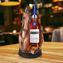Bazargame Bottle Holder Horse Statue Resin Wine Storage Display Rack 17 * 30cm Wine Rack Spray Painting Modern Display Shelf Single Bottle Rack For Countertop Classic Gift Display Decor Horse - Red - View 5