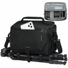 NEWHEY Everyday Photographer's Sling Bag: Waterproof Compact Crossbody Case For DSLR & Mirrorless Cameras, Features Tripod Holder & Rain Cover For Full Protection On-The-Go - màu đen - Xem 1