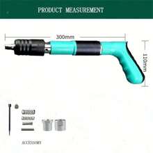 Manual Steel Nail 4 Gears Power Adjustable Wall Nail Guns,Concrete Nail Gun, Manual Steel Nail Gun,Wall Fastening Power Tools,Mini Nail Shooting Machine For Home DIY Woodworking Tool(No Nails) Tools
