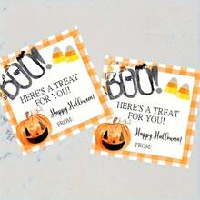 10 buah Label Hadiah Halloween, Hadiah Halloween untuk Wanita, Label Halloween - MultiWarna - View 6