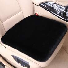 1pc Universal Car Seat Cushion, Plush Car Seat Pad, Comfortable Warm Backrest, Warm Car Seat Cover Pad, Suitable For All Seasons - Cushion - View 18