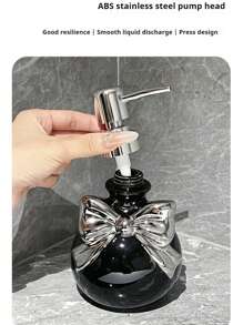 زجاجة إعادة تعبئة جل الاستحمام، وعاء خزفي بشكل فراشة، ديكور حمام جذاب بطراز إنستقرام، بطراز نوردي