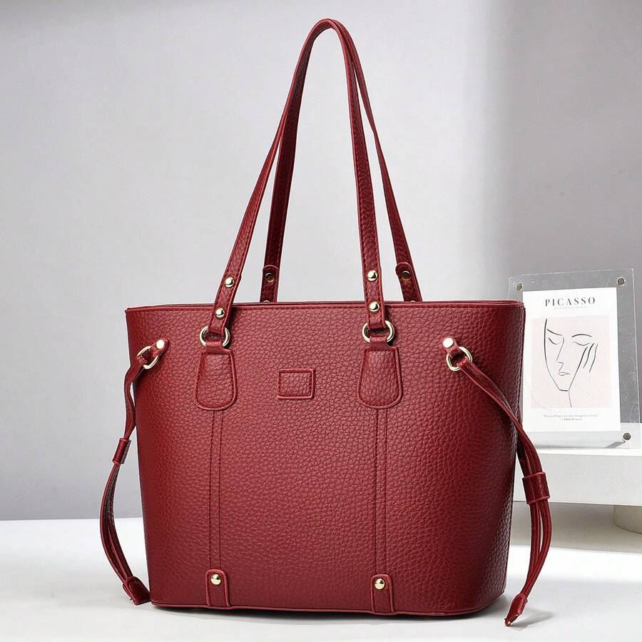 Women Shoulder Bags - 棗紅 - 查看 1