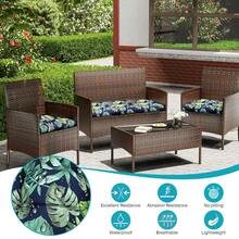 3-Piece Cushion Set Loveseat Settee Tufted Outdoor Waterproof Bench Seat Cushion Tufted Seat Cushions 3PCS/Sets Waterproof 3 Pieces Outdoor Furniture Cushions For Patio Furniture - màu xanh lá - Xem 4
