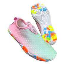 Zapatos de agua para niños para deportes acuáticos de secado rápido, calcetines acuáticos para natación, playa, piscina, surf, yoga para niños zapato para agua - Rosa - Ver 1