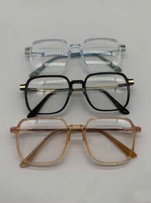 1 pièce Lunettes de mode dégradé océanique pour activités en plein air. Accessoires de lunettes transparentes, Saint-Valentin