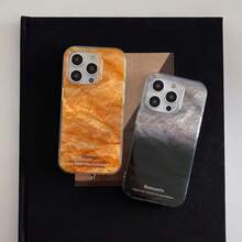 Funda para teléfono 1, 12, 13, 14, 15 y 16 Pro Plus. Diseño de glaciar degradado, con cobertura total y protección anticaídas. - Blanco - Ver 5