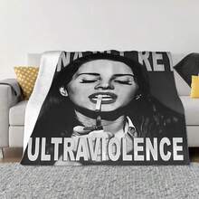 1 件舒适的 Lana Clarkson 图案法兰绒毛毯、卧室装饰、野餐垫、旅行毯、羊毛毯、床毯、盖毯、毛绒毯、休闲毯、秋季毯、夏季被子、卧室地毯、柔软毛毯、沙发套、凉爽羊毛、柔软涤纶针织设计、多用途、可机洗、床上用品、蓬松毛毯和休闲毛毯、居家和旅行的理想礼物、生日、周年纪念、送给家人和朋友的日常礼物、生日毛毯礼物