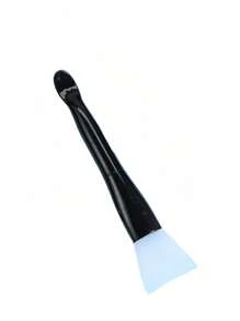 1pc Silicone Spatula Face Mask Brush With Attached Scoop