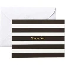 - Tarjetas de agradecimiento (40 notas de agradecimiento con sobres para graduación, negocios, bodas, para todas las ocasiones) - Dorado y blanco - Ver 8